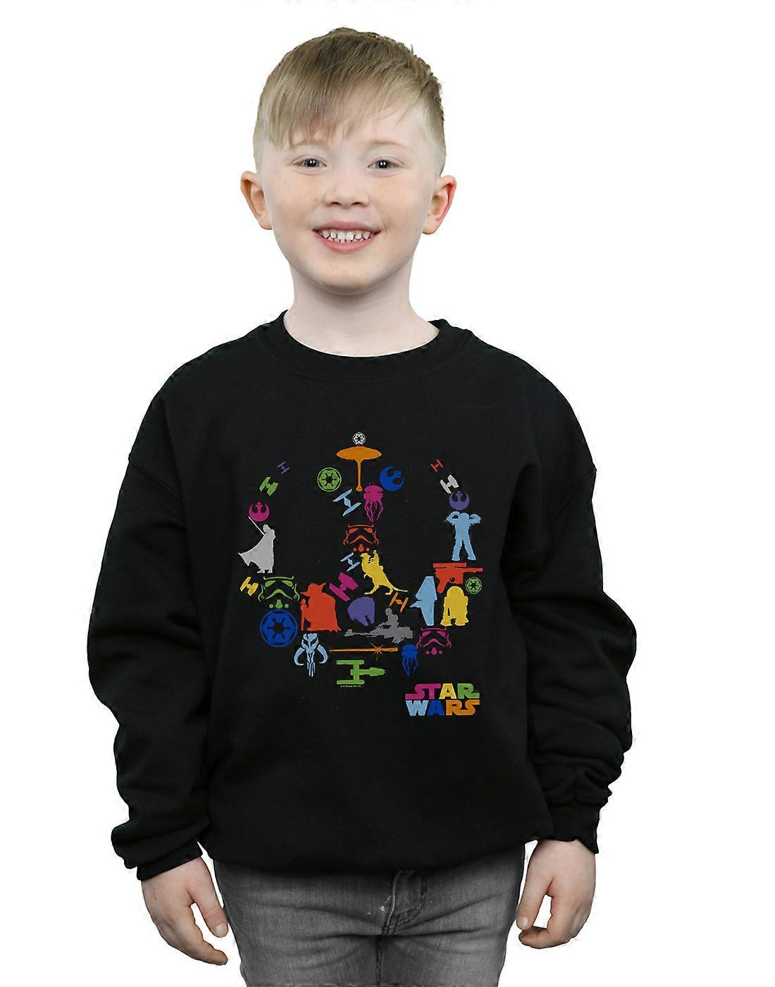 Sudadera Star Wars Boys Silhouette Collage