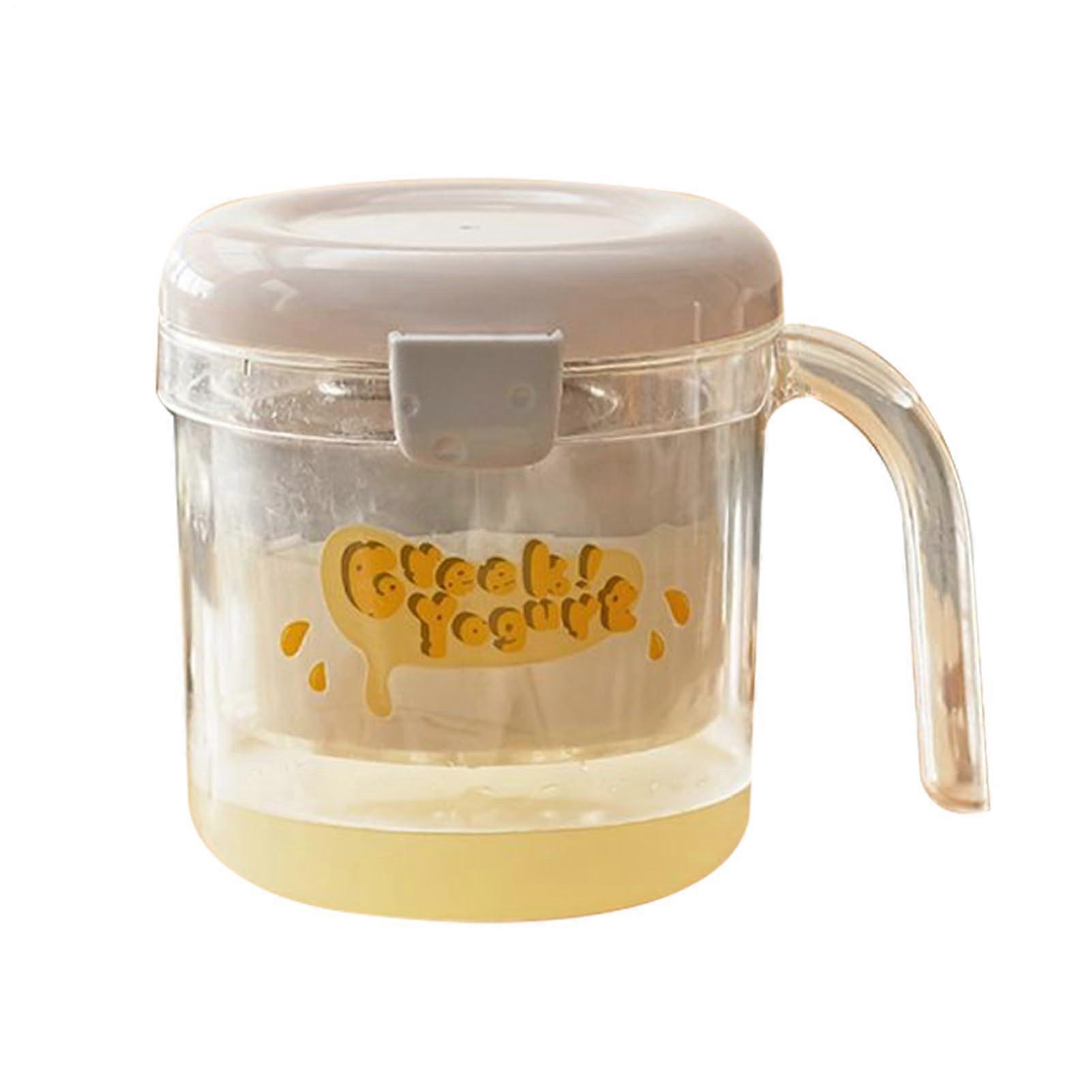 Yogurt Strainer 1000ml Fine Mesh for Cheese Making Kit Dishwasher Safe Large Capacity