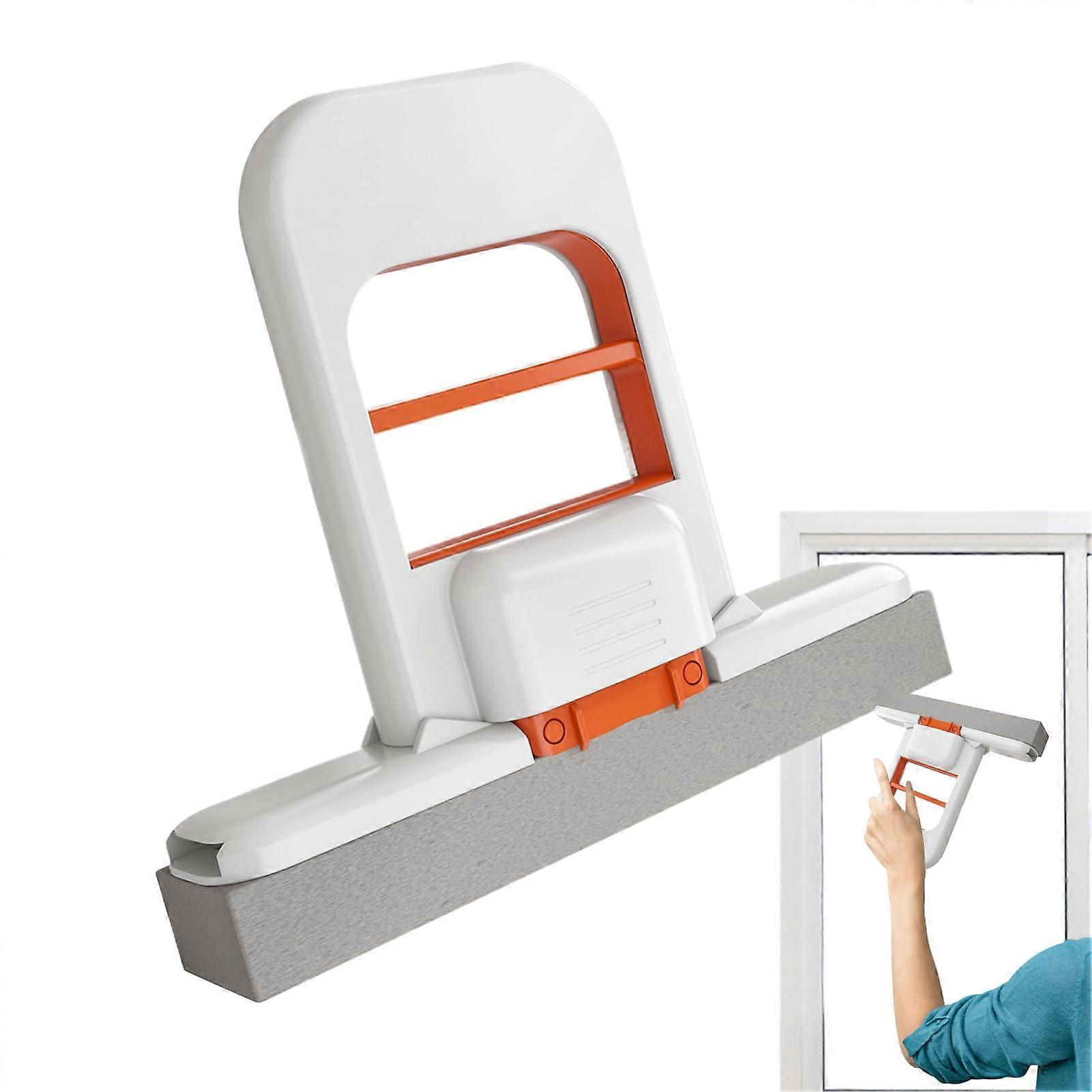 Small Foldable Desktop Mop Hands SelfSqueeze Nano Sponge for Wet and Dry MultiSurface Cleaning with 1 Head