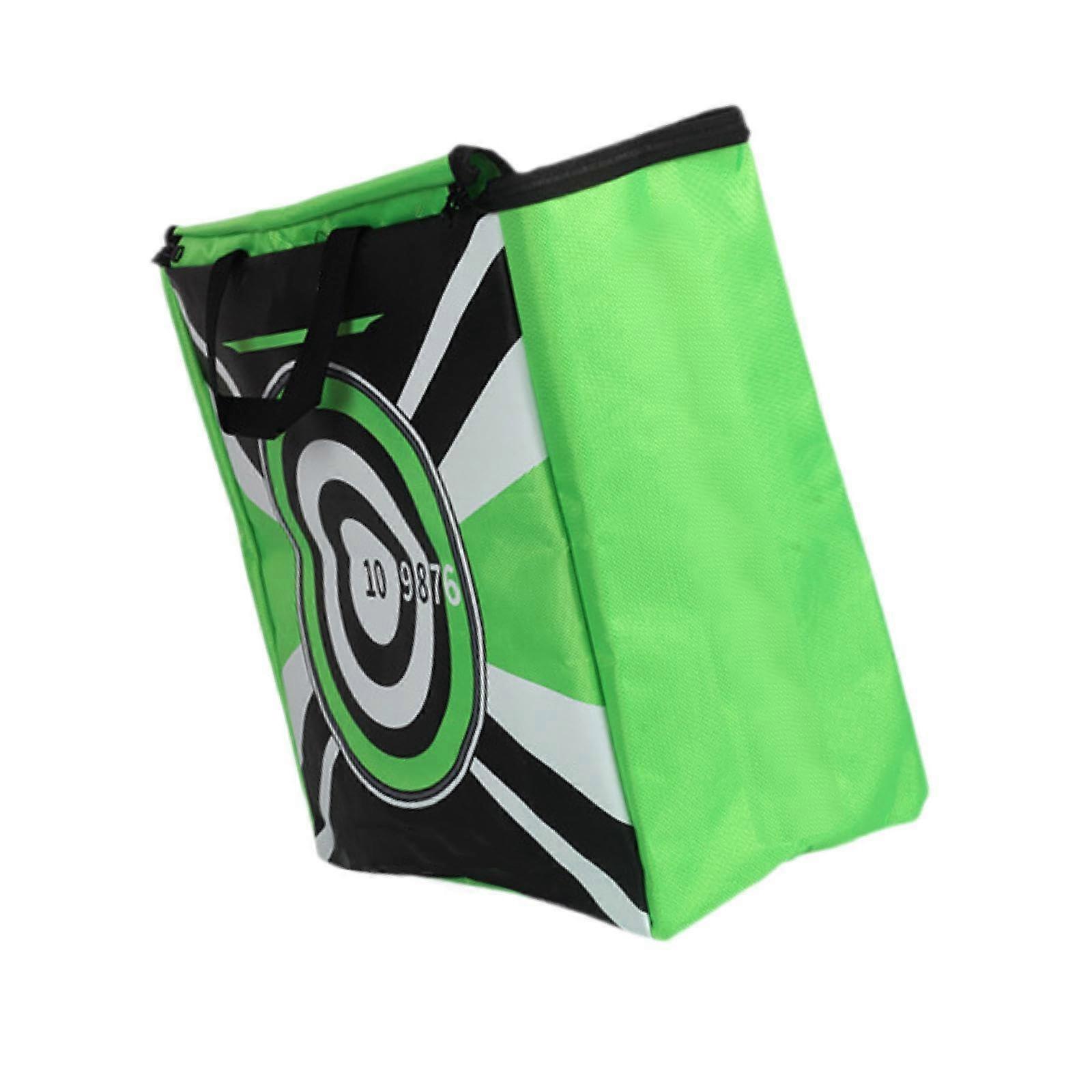 Archery Target Bag with Water Resistant Cover for Backyard Practice and Easy Face Replacement