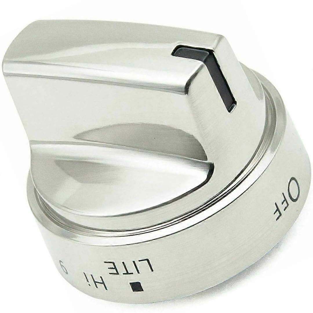 Range Control Knob Stainless Steel Finish for GE JGB860SEJ1SS JGBS66REK3SS JGB700EEJ4ES