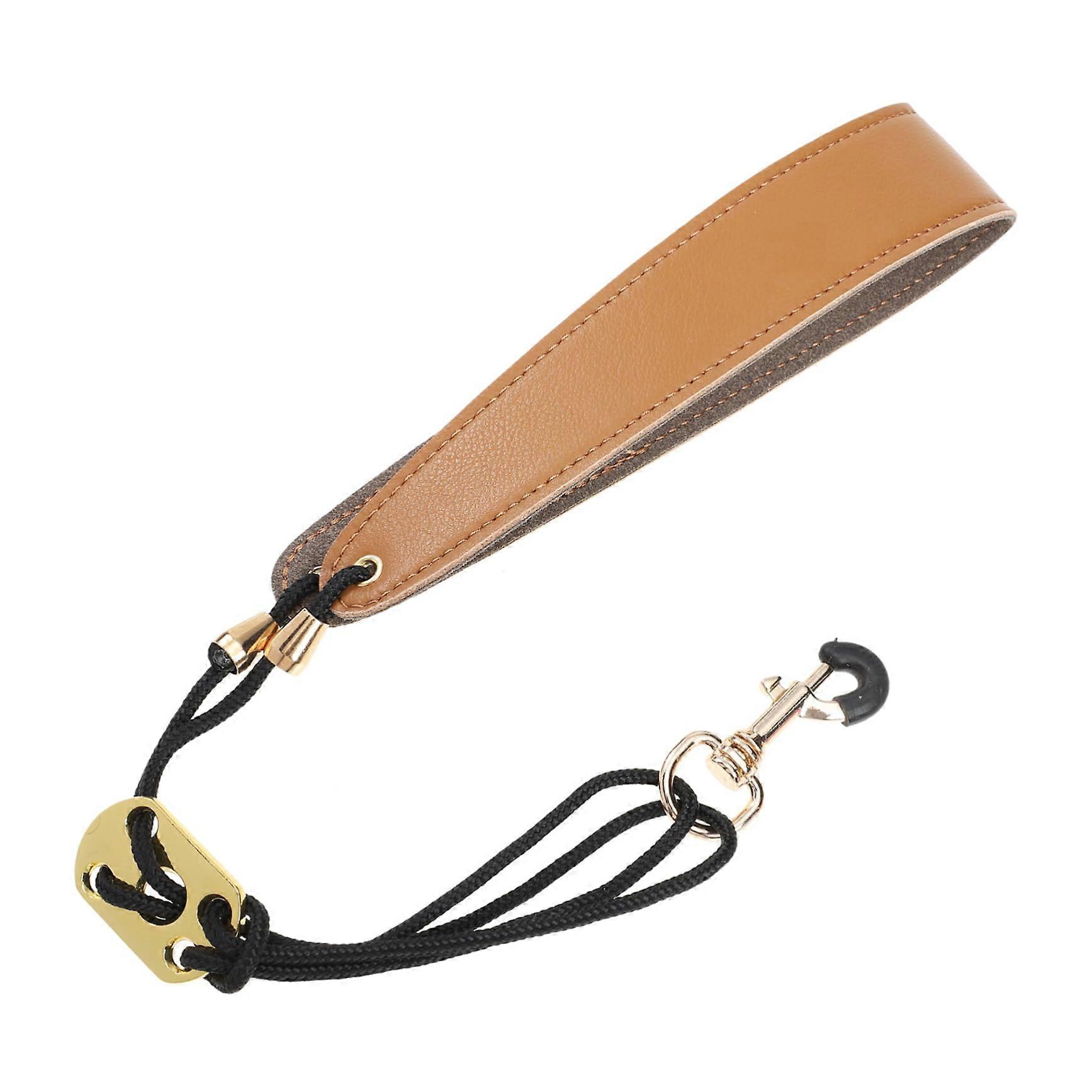 Saxophone Shoulder Strap and Neck Strap with Ergonomic Weight Distribution, Adjustable Leather Harness