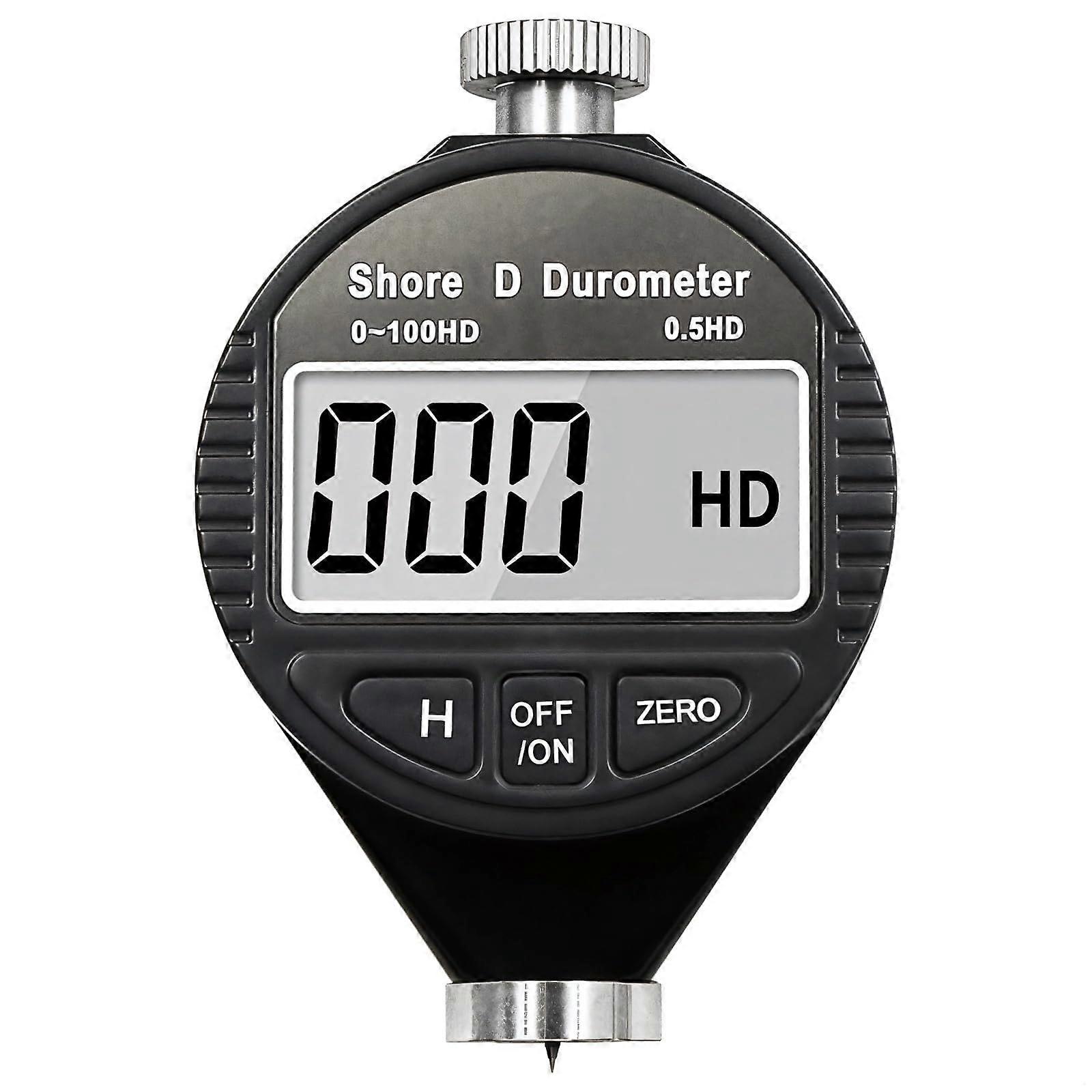 Digital Durometer Shore Hardness Tester 0100 HD for Rubber Silicone Plastic with Precise Readout