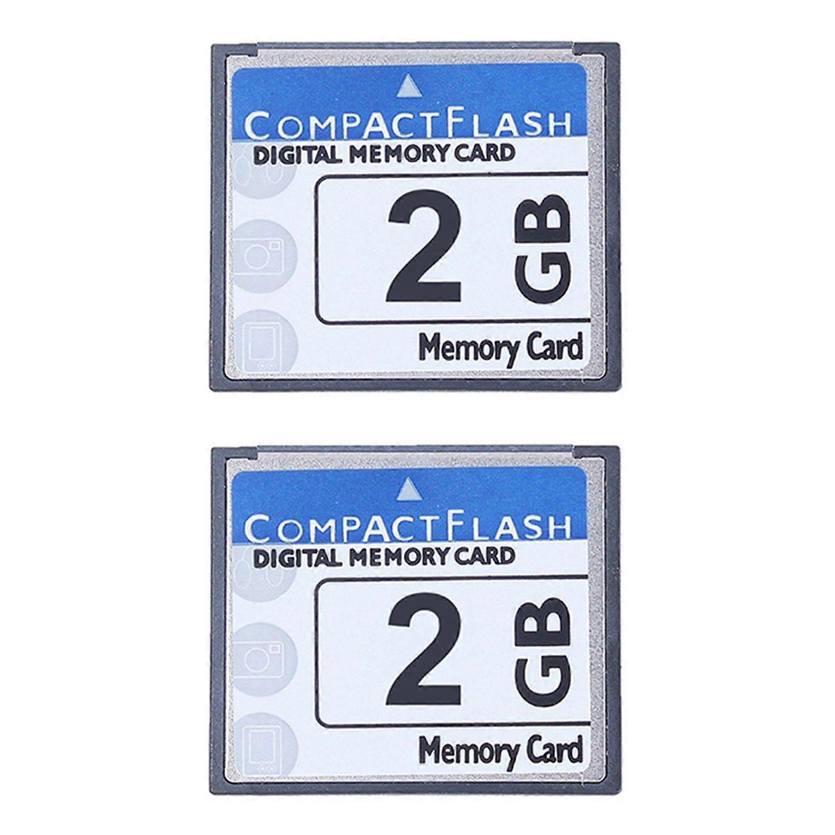 2X Professional 2GB Compact Flash Memory Card for Camera, Advertising Machine, Industrial Computer Card