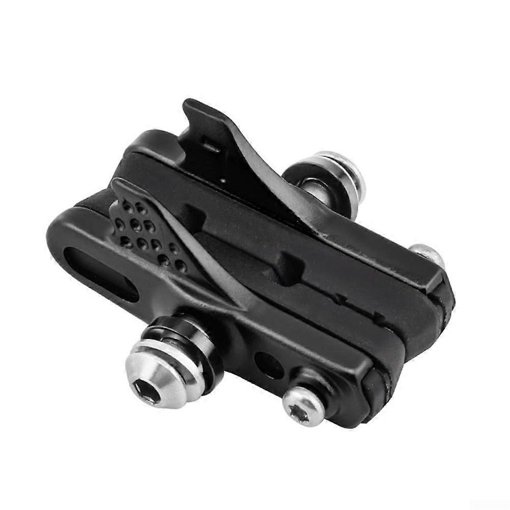 Replaceable Carbon Rim Brake Pads with Quiet Braking Performance and Drawer Type C Clips