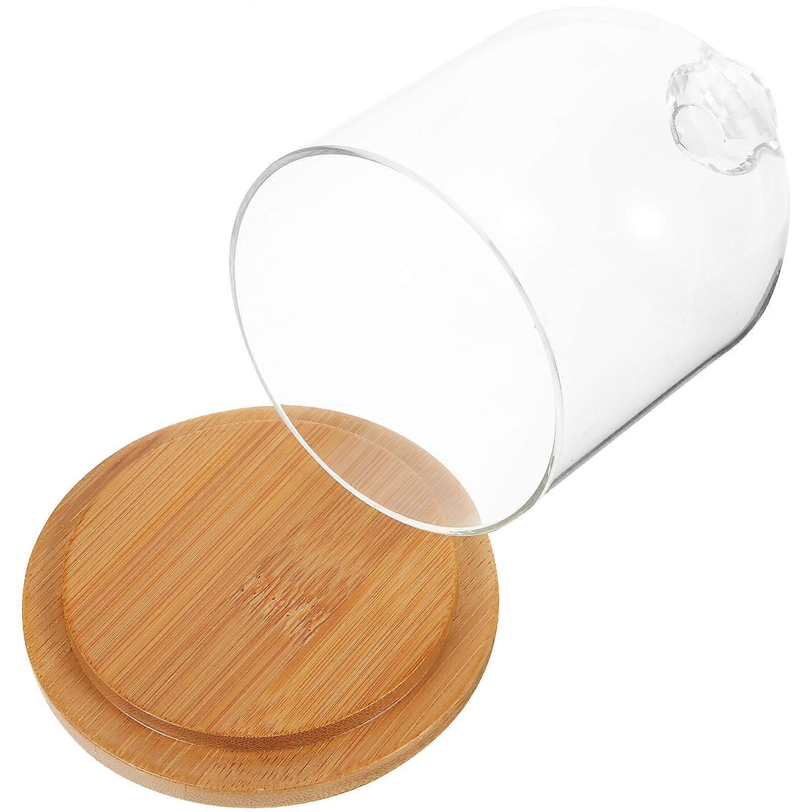 Glass Dome with Base for Storage Protecting Collectibles Model Display