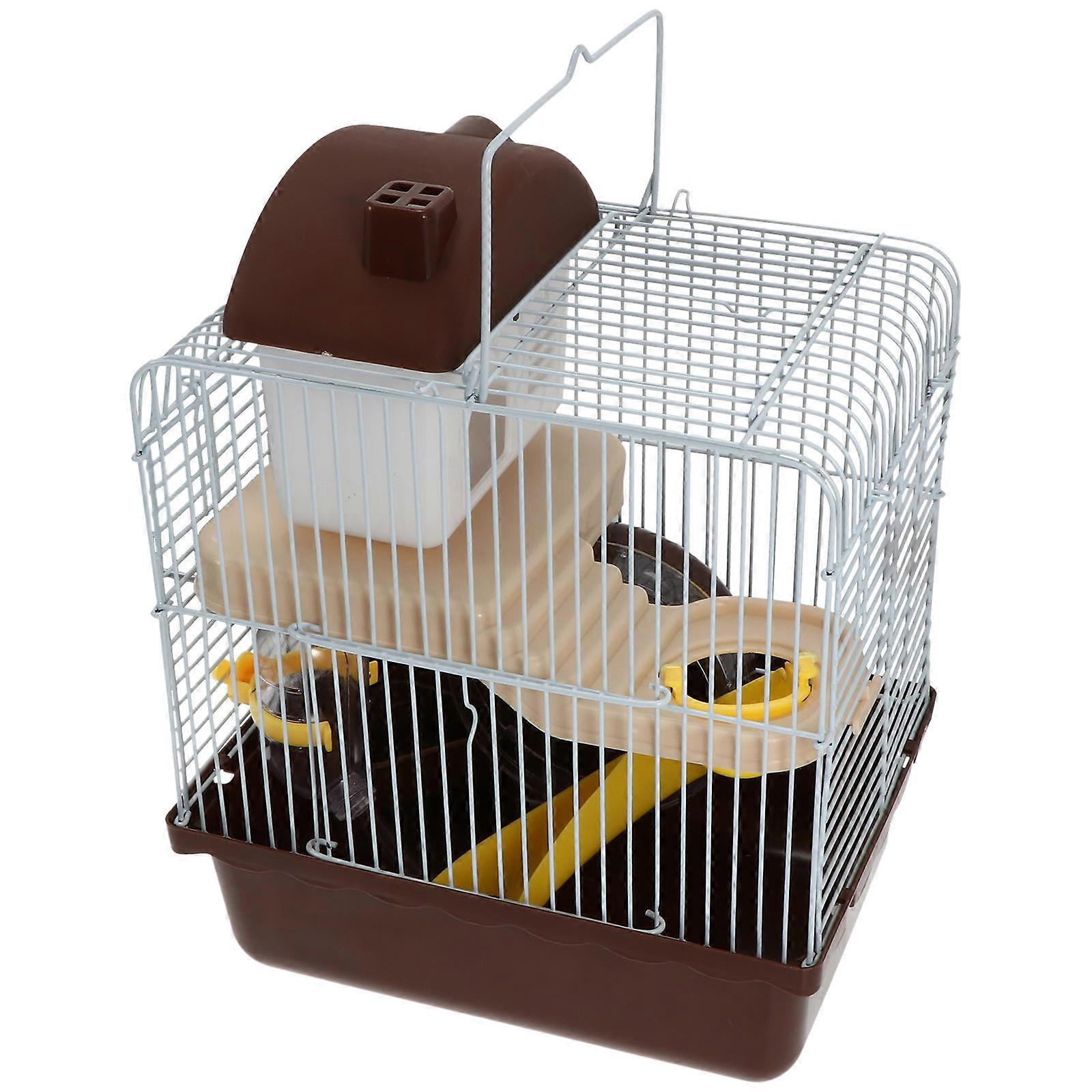 Double Layer Hamster Cage for Pet Use with Cozy Nest
