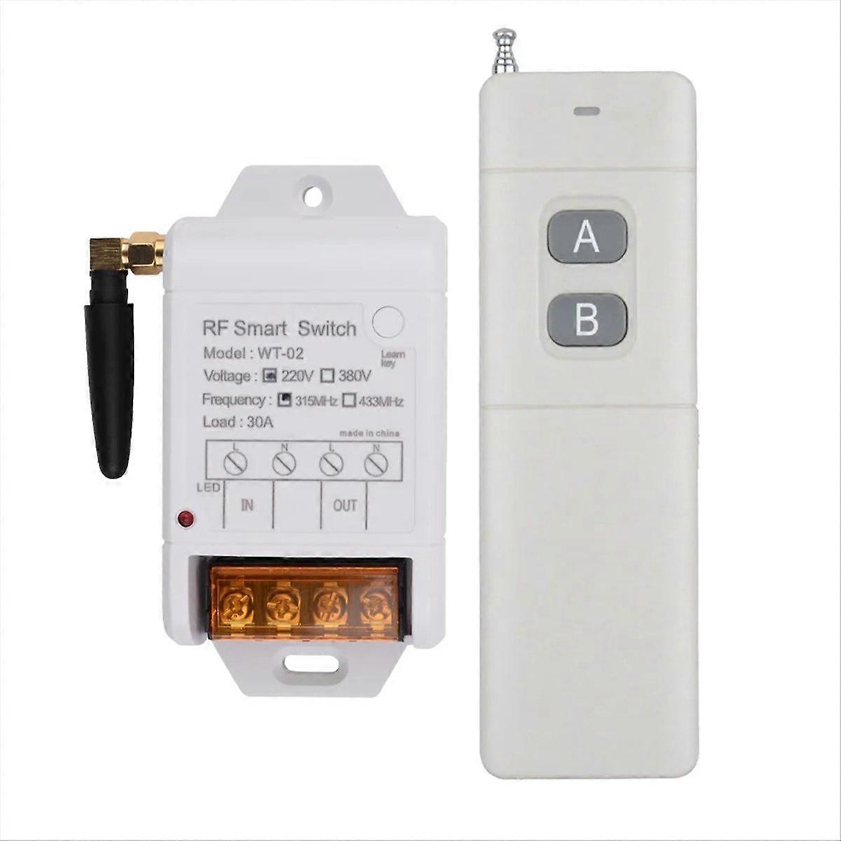 -02 Relay Wireless Remote Control Switch for Water Pump LED Light