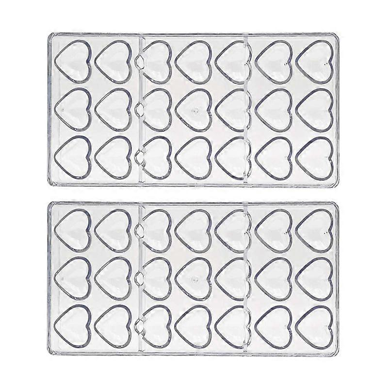 2PCS Polycarbonate Chocolates Mould for Candy Bar Mold Easter Baking