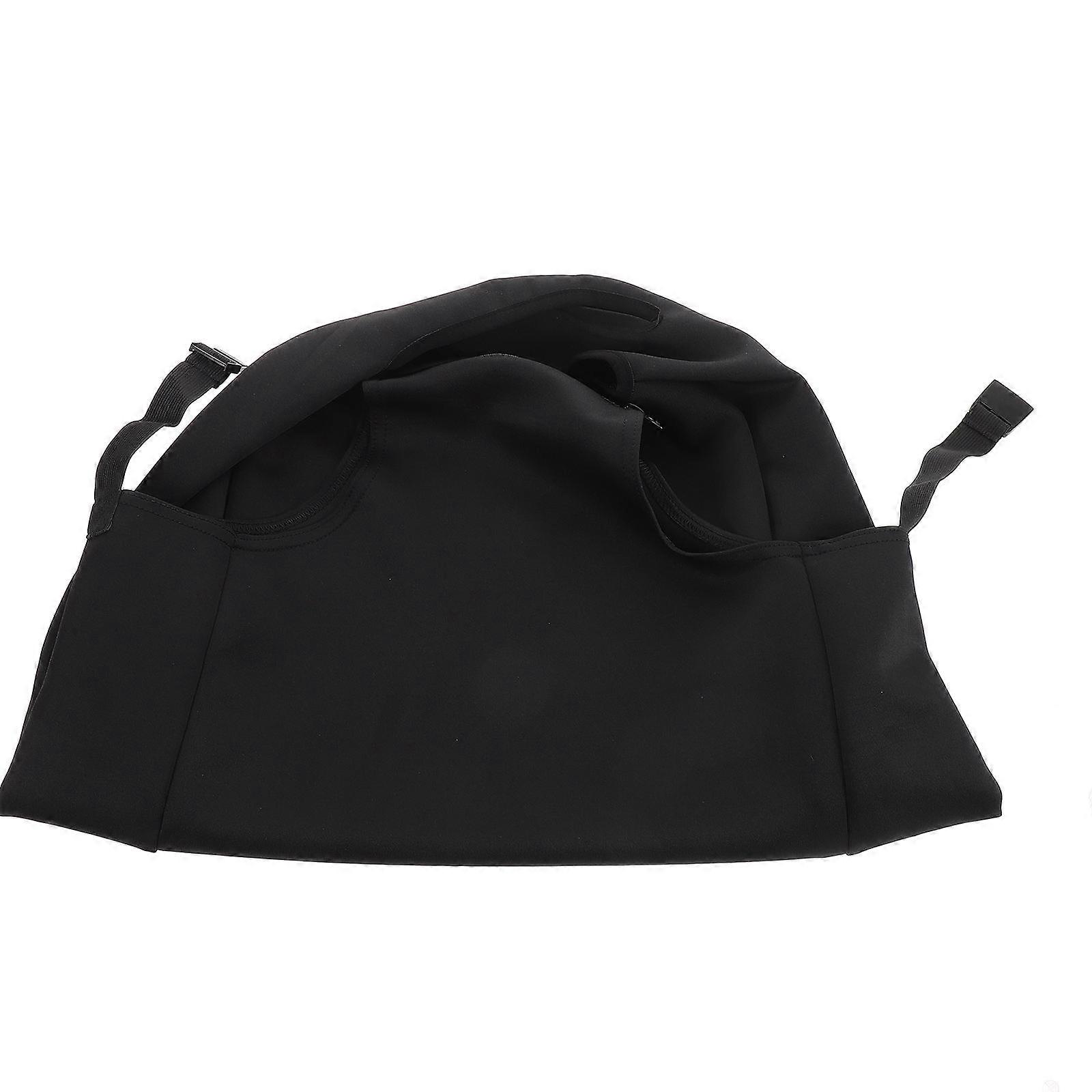 Durable Suitcase Protector Elastic Luggage Cover for 5Pcs Black