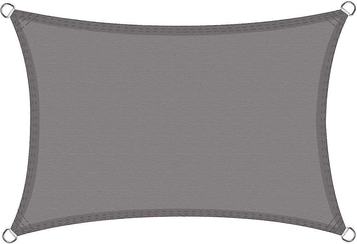 2x3m Rectangular Waterproof Shade Sail, Waterproof Pes Shade Sail, 3x2m Rectangular Shade Net,graphite Gray 2x3