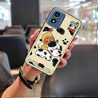 MOTO G Play 2024/4G/5G Phone Case – Shockproof Silicone + TPU Soft Cover, Full Wrap, Anti-Dust, Cute Cartoon Graffiti Design