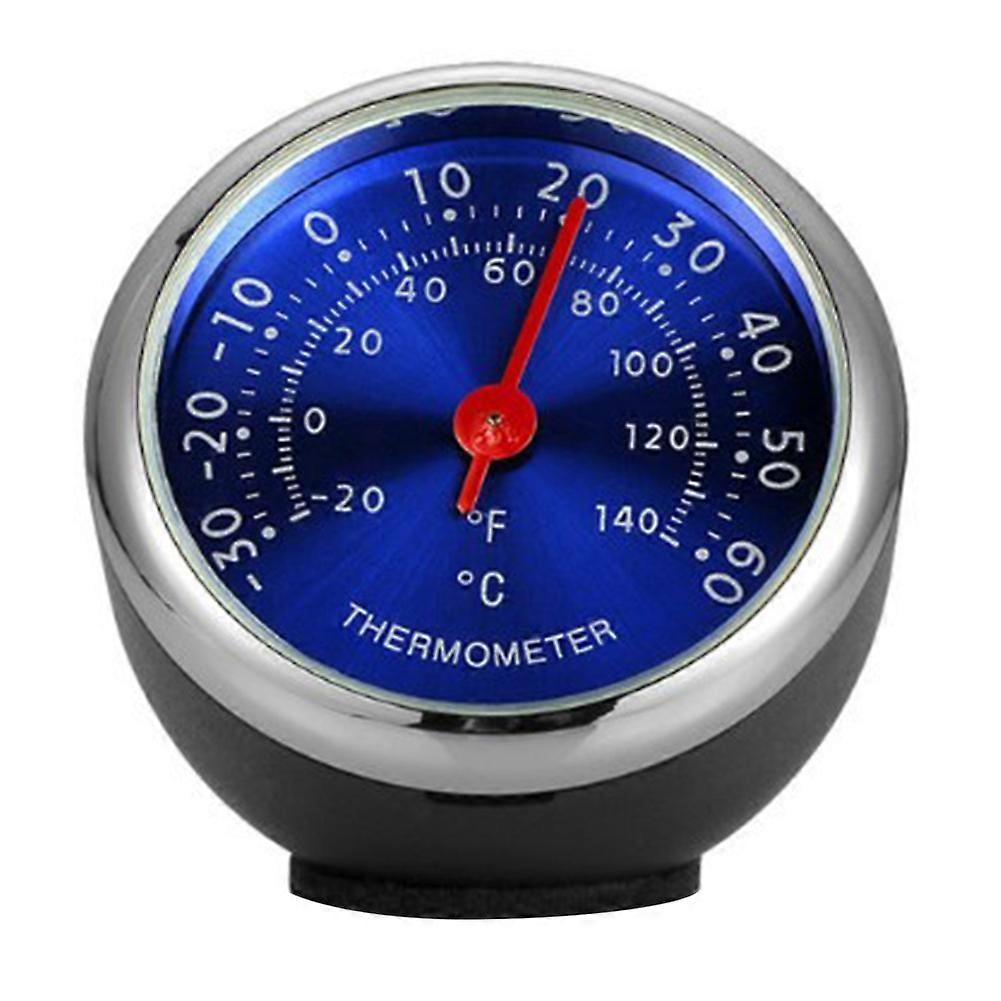 Vehicle Dashboard Temperature Humidity Meter Decorative Accessory