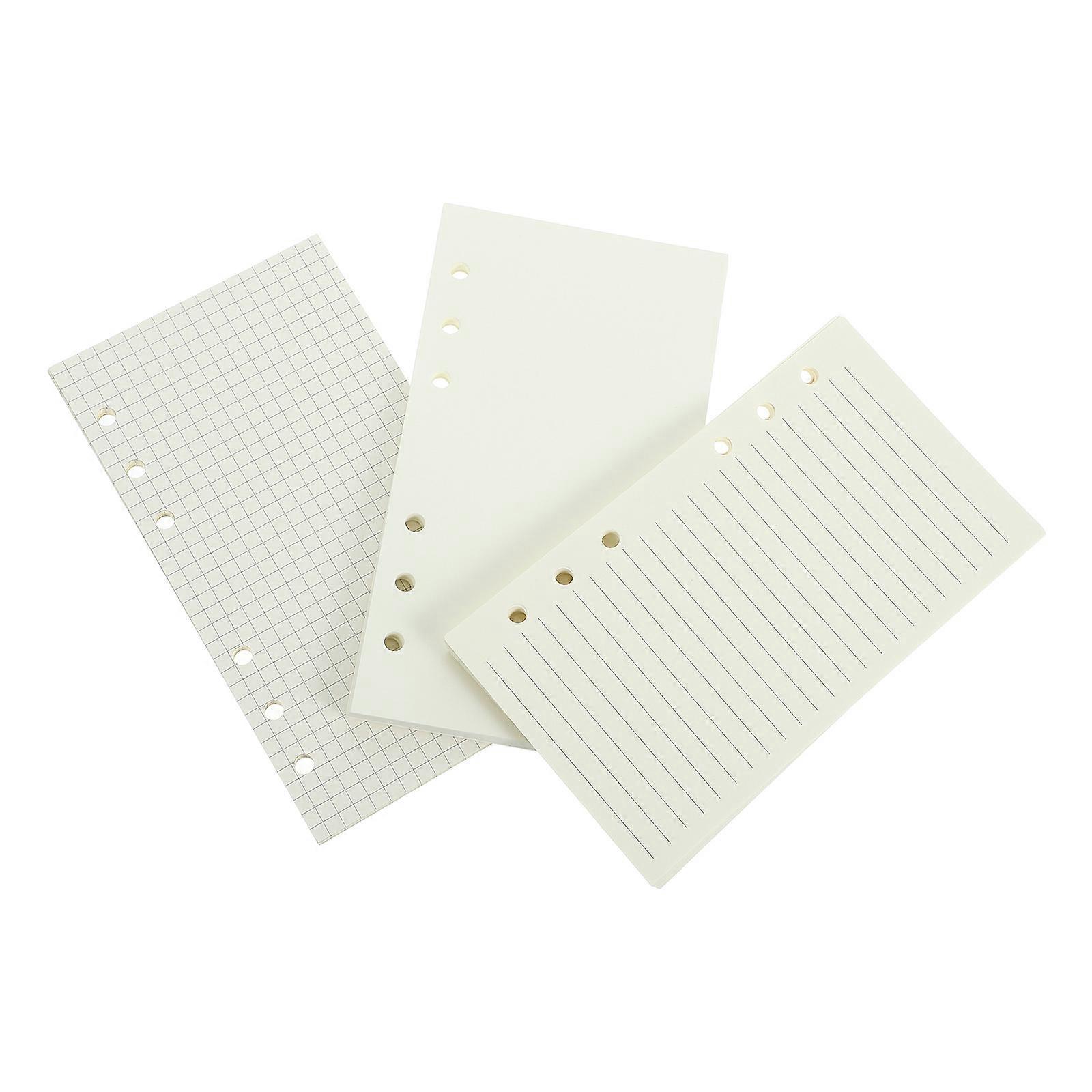 Binder Refills Notepad Replacement Paper for Notebook Use 2Pcs 3 Books