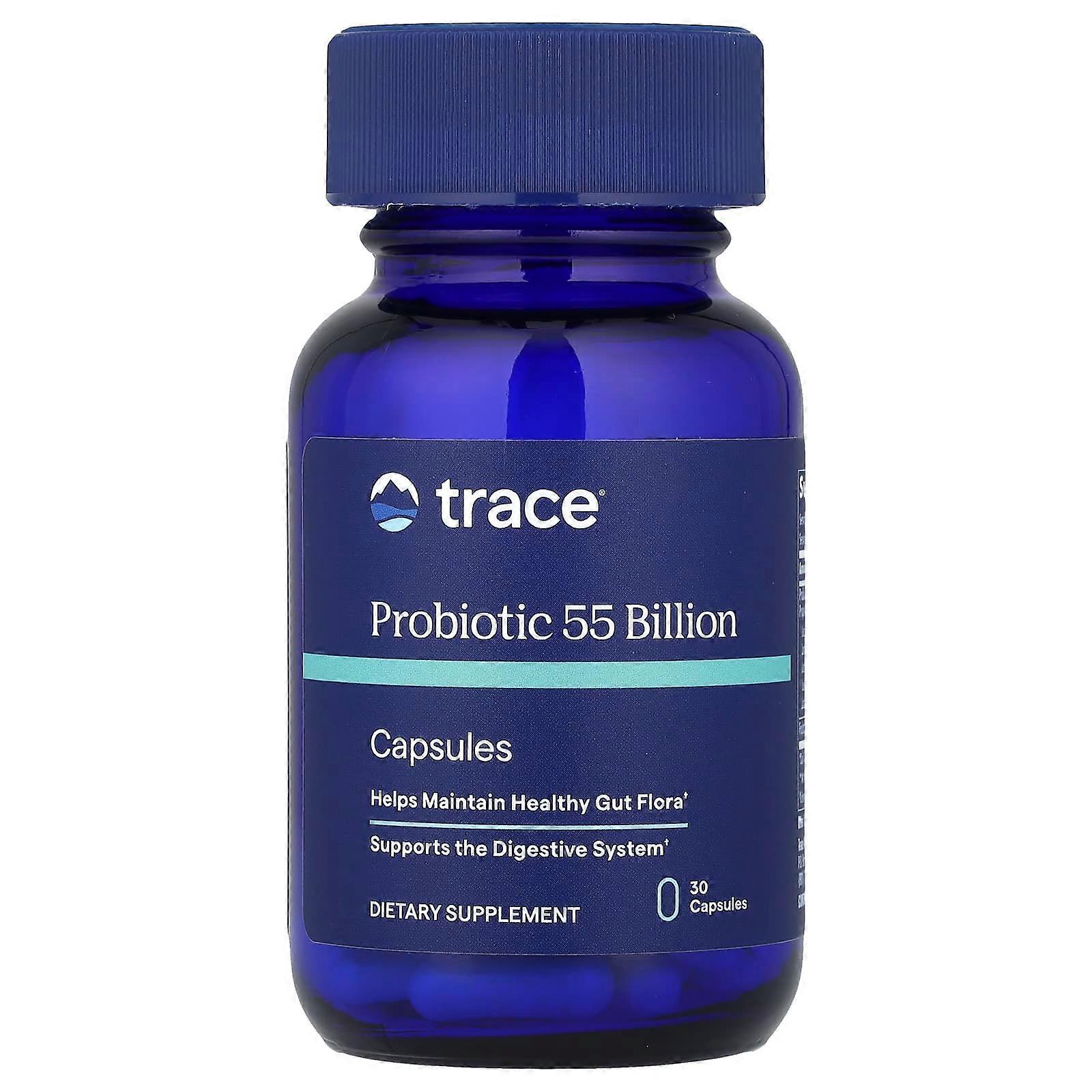 Trace Minerals , Probiotic, 55 Billion, 30 Capsules