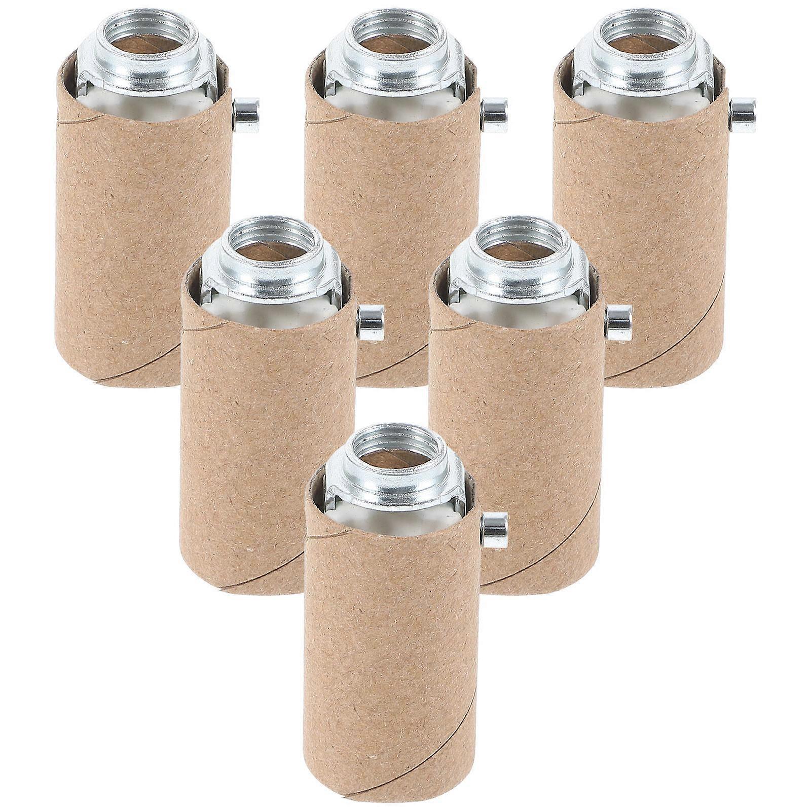 6pcs Candelabra Socket E12 Base Replacement Light Bulb Holder Lamp Part For Making Lamp