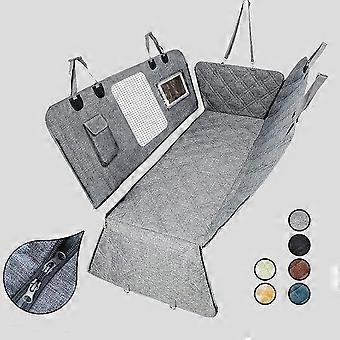 Waterproof Dog Car Seat Cover for Back Seat - Nonslip, Hammock Style, Large Size, Easy to Clean, Multi-Purpose