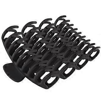 Große Haarkrallenclips 4 Zoll rutschfest großer Krallenclip für Frauen Dünnes Haar, 90er Jahre Strong Hold Haarspangen für dickes Haar, 4 Farben verfügbar (4 Packungen)