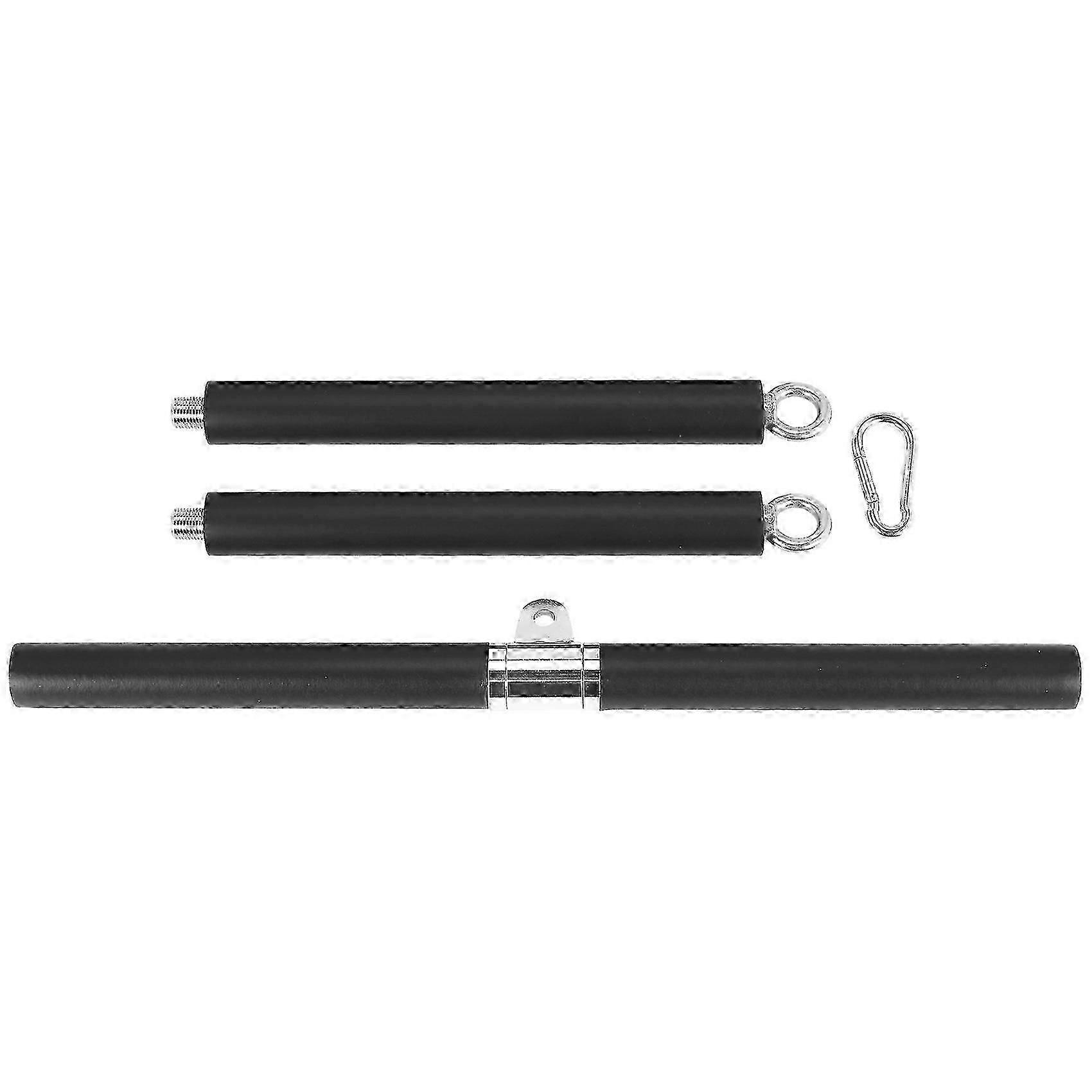 Multifunction Adjustable LAT Pull Down Bar Cable Machine Attachment for Home Gym Bench Press Squat