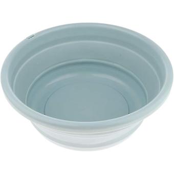 Portable Collapsible Basin Sink, Foldable Camp Kitchen Bucket with Hanging Holes for Camping, Fishing, Hiking