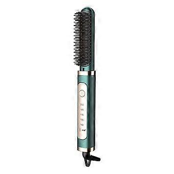 Tragbare elektrische ionische Haarglätter Haarbürste Ionenkamm Haar Kopfhaut Massagegerät Bürste Haarglätter Antistatisches Styling