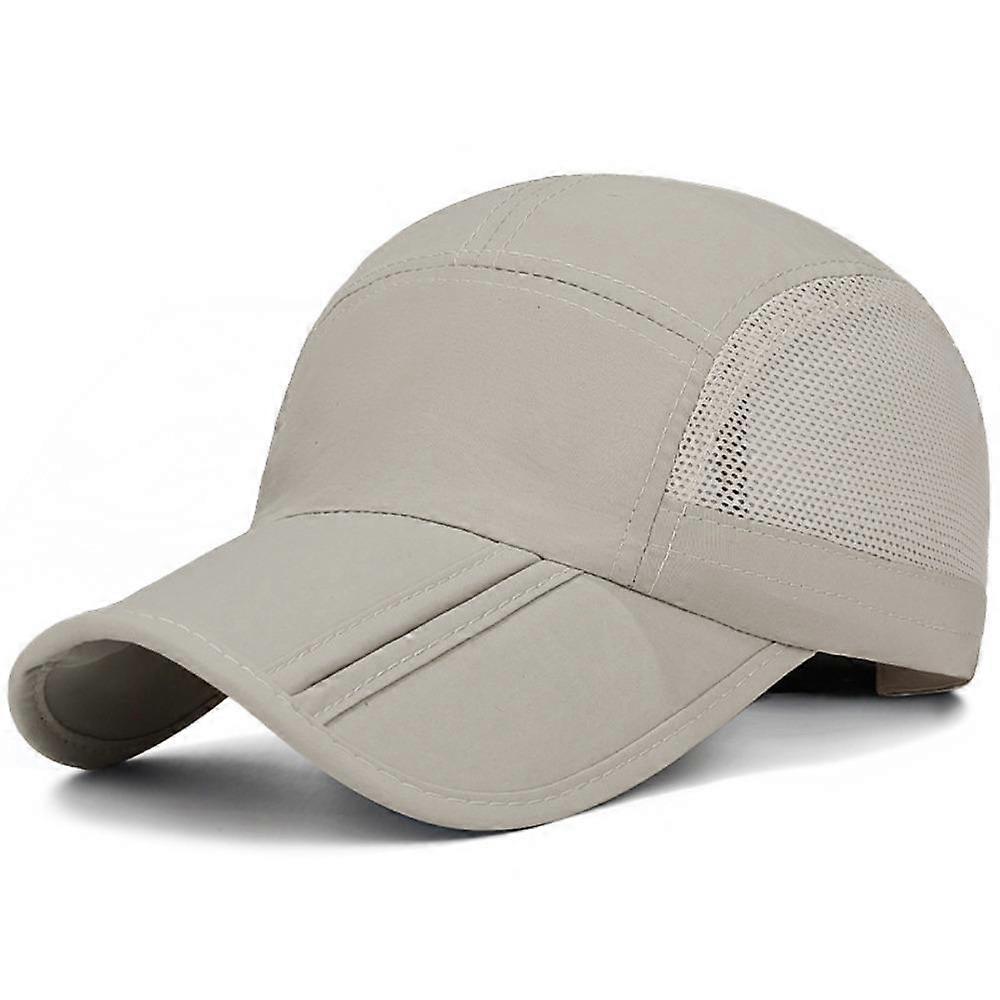 New Design Quick Drying Baseball Cap Lightweight Packable Sports Hat Breathable Polyester Visor Cap