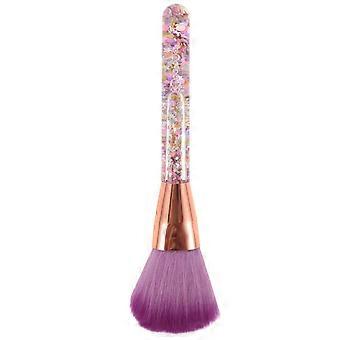 Nail Brush Glitter Handle for Nail Cleaning Multifunctional Blush Powder Brush