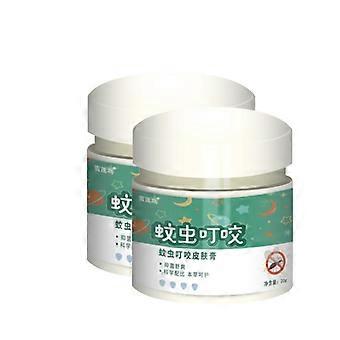 Nuevo patrón: 2 piezas de picaduras de mosquitos (crema antipruriginosa sensible a la picazón de la piel de mosquitos sin mosquitos) Crema antibacteriana a base de hierbas
