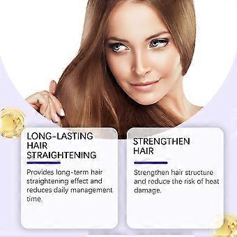 Protein-Haarglättungscreme, 250 g, professionelle Glättungsbehandlung mit hydrolysiertem Keratin und Kokosnussöl
