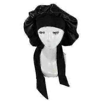 Silk Bonnet Satin Bonnet For Sleeping Bonnet With Tie Band Night Cap High Quality