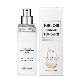 Color Changing Foundation with Adaptive Color Tech, Waterproof, Sweat Resistant, Lightweight Formula
