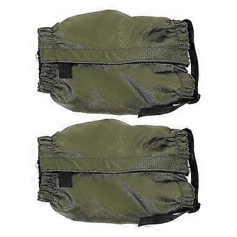 Lightweight Waterproof Snow Gaiters for Hiking 1Pair Dark