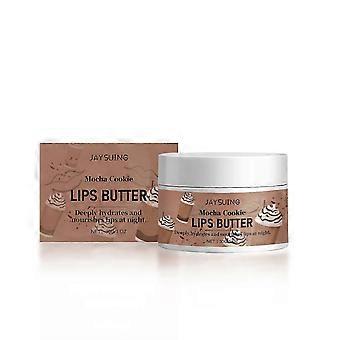 Tijdelijke aanbieding!! Jaysuing Mocha Biscuit Flavor Hydraterende en Voedende Lippenbalsem voor de Nacht, Hydraterende Zachte Verzorging voor de Lippen