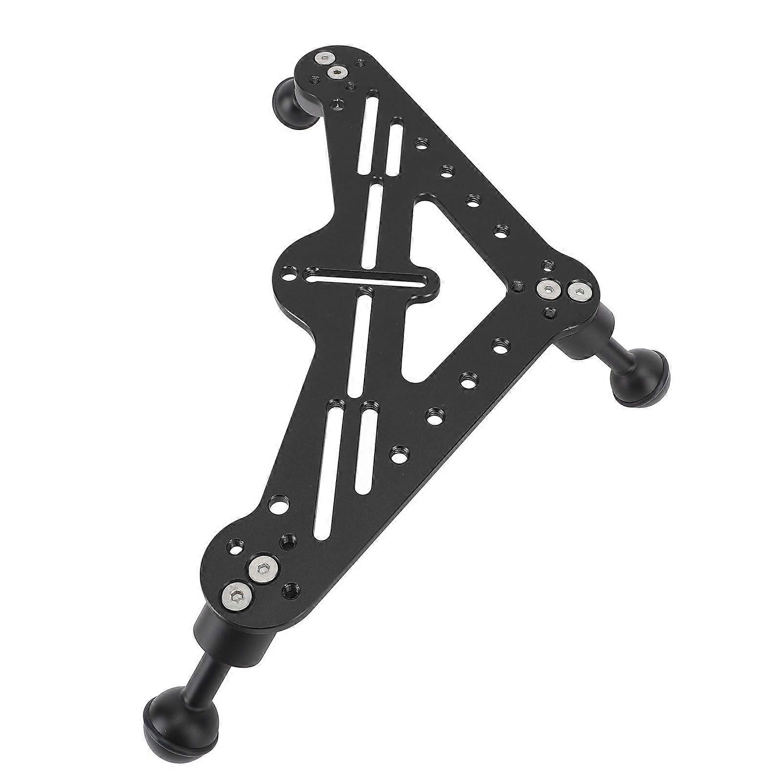 DivingTrayRigVideoTriangularStabilizerTripodBaseBracketSLRCameraUnderwaterPhotographyCompatibleWithInsta360Osmo