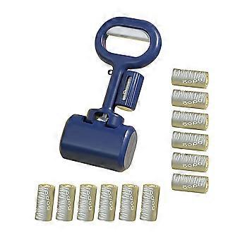 Poop Scooper Puppy Poop Picker for Pet Cleaning 1Set Blue
