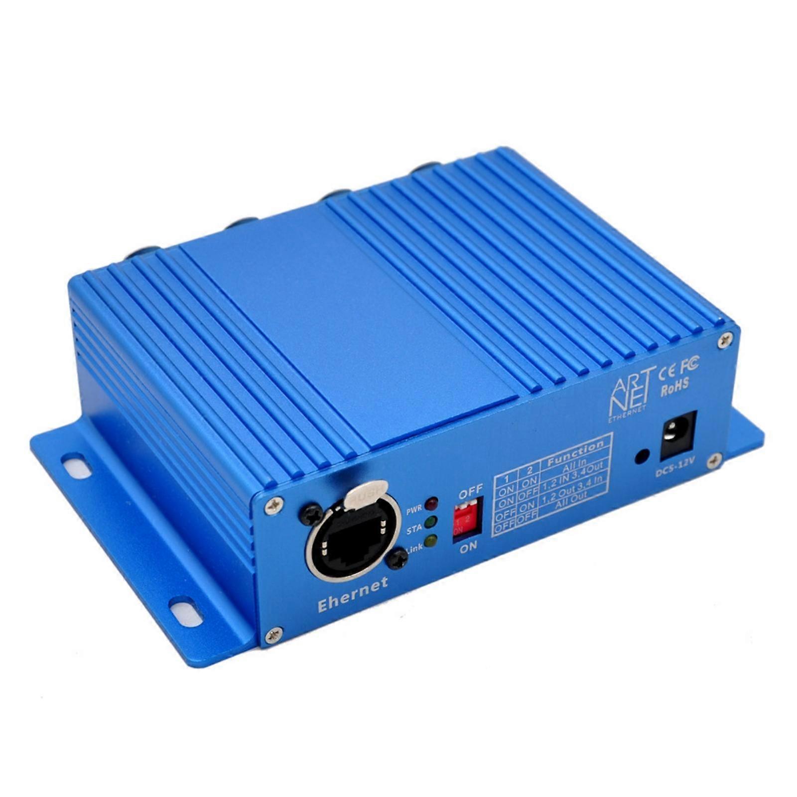 Bidirectional to DMX512 Node Distant Configuration Ethernet Interface Networked