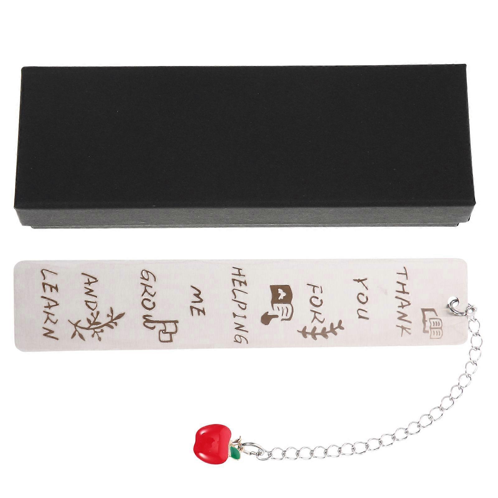 Reading Bookmark for Students 1Set Stainless Steel
