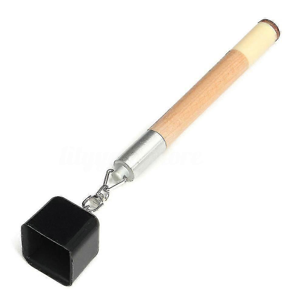 Magnetic billiard cue tip pricker tool with chalk holder