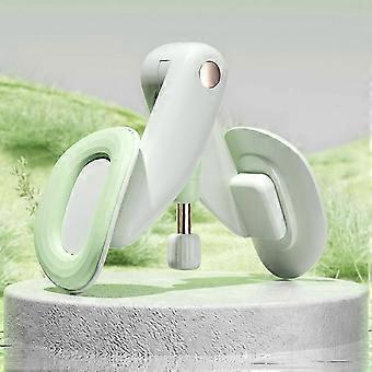 Allenatore idraulico per i muscoli delle gambe, antiscivolo, per il pavimento pelvico, compatibile con allenamento per gambe e glutei, recupero post-parto, colore verde.