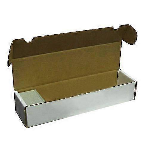2x BCW 800 Count Storage Box White
