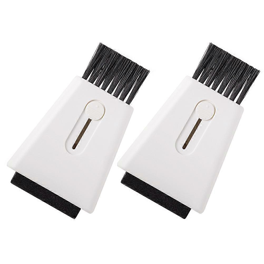 Cleaning Brush Multi-Functional Brush for Cleaning 2Pcs White Small Durable Set