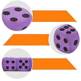 4 Pcs Adult Toy Childrens Toys Foam Dot Dice 6 Sided for Kids Number Purple Baby