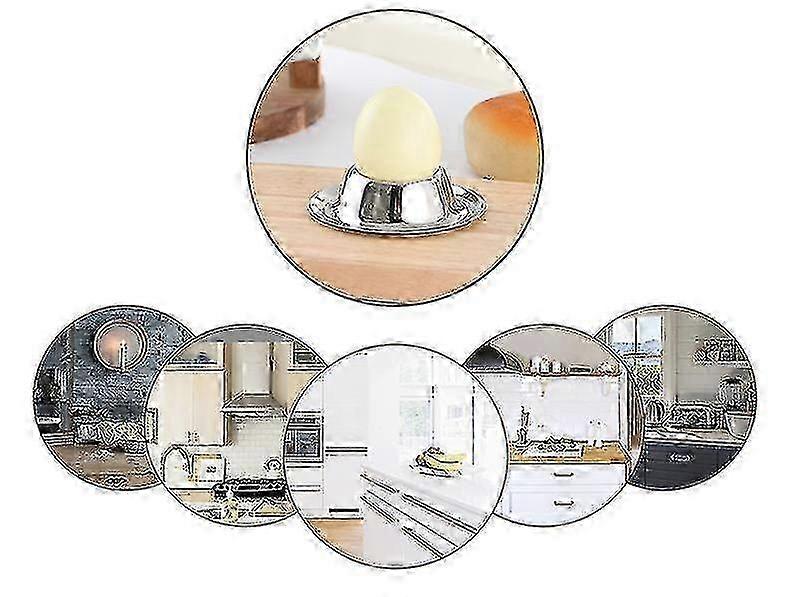 4pcs Stainless Steel Egg Stand Set