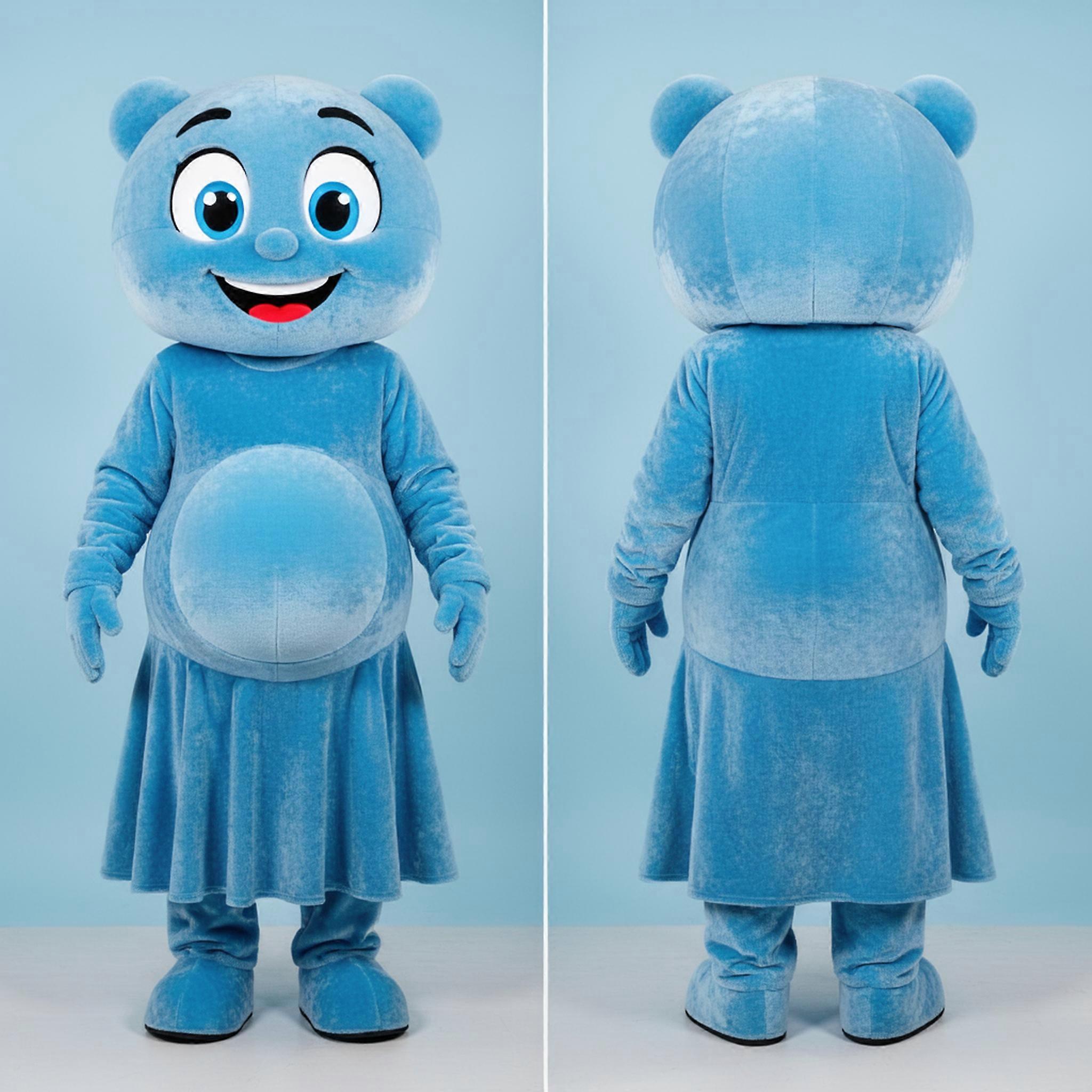 MASTICOT Sky Blue Iconic Gyro Mascot