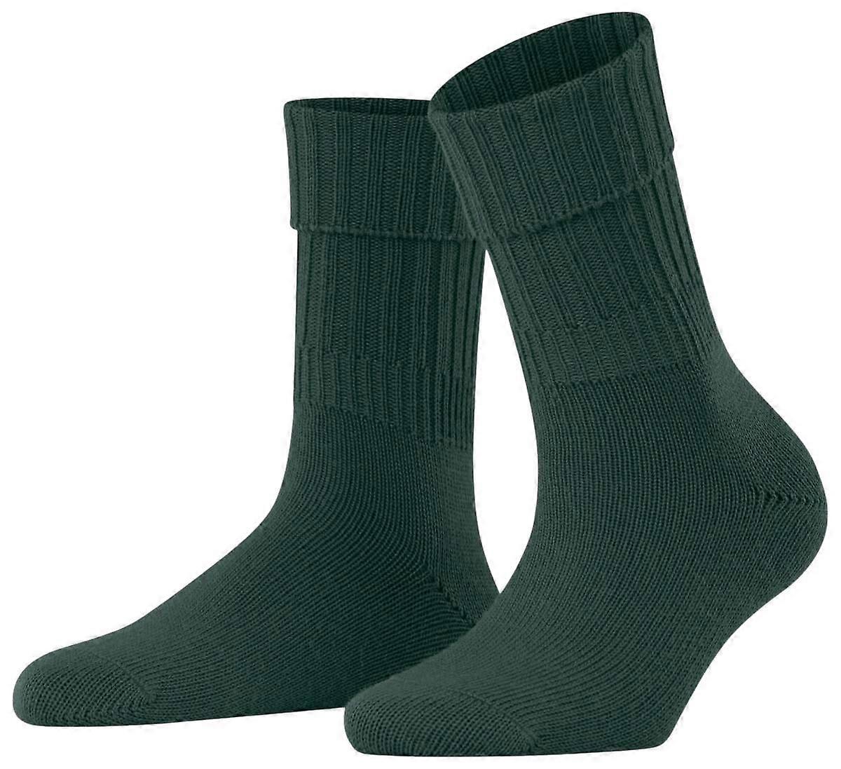 Falke Striggings Rib Boot Socks - Pine Grove Green