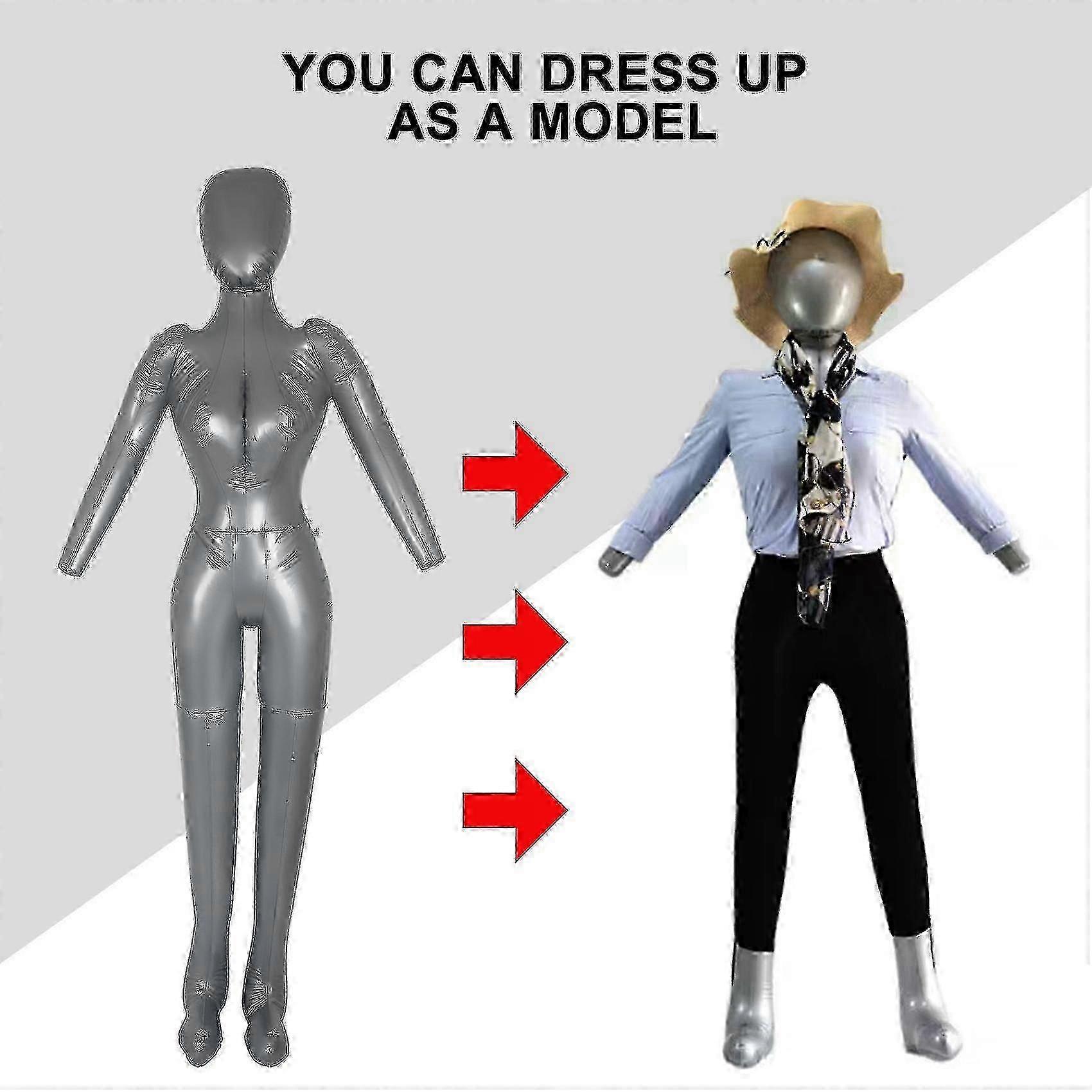 Inflatable Full-Body Female Mannequin