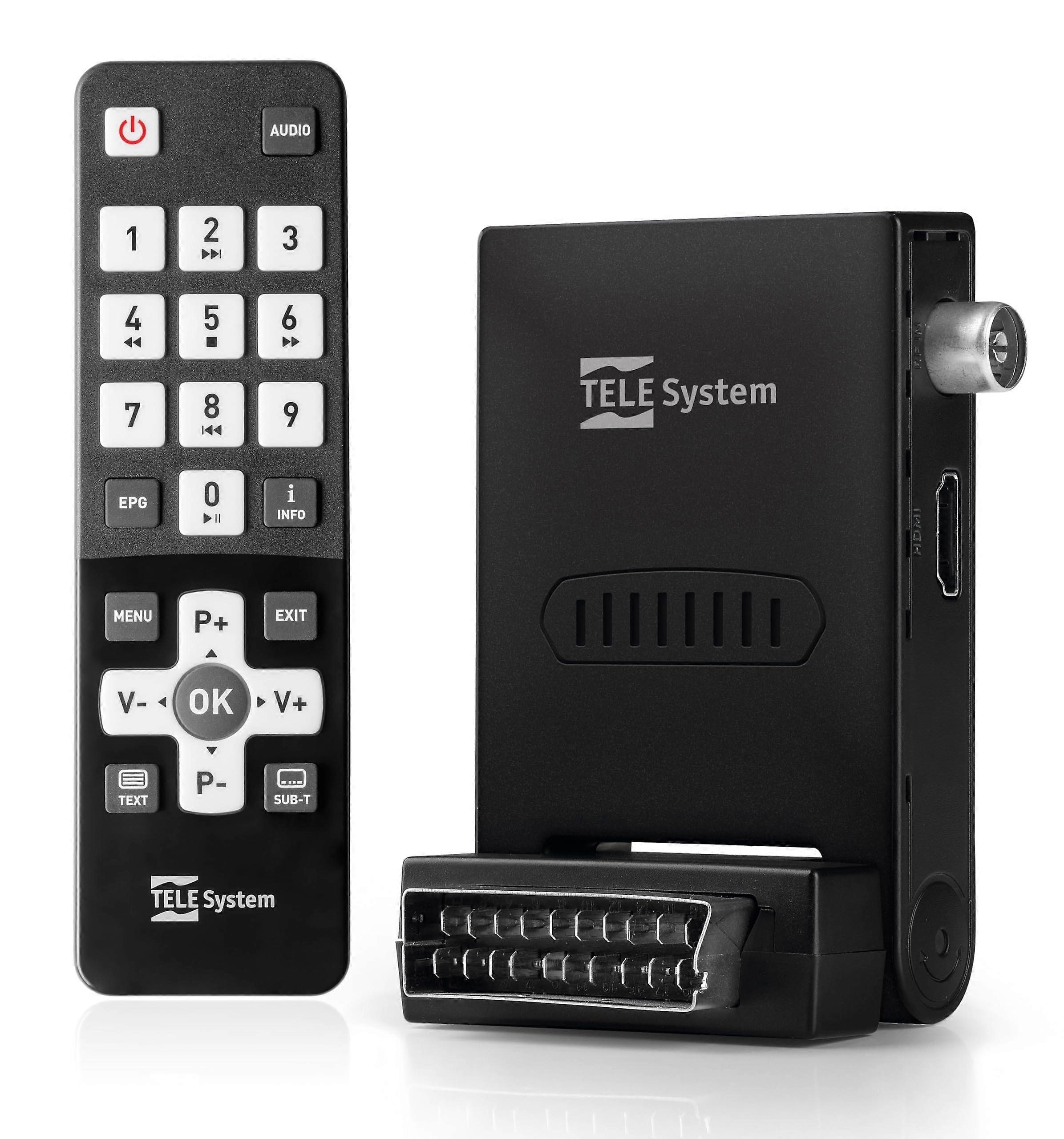 Mini STEALTH digitale terrestrische decoder met USB Media Player