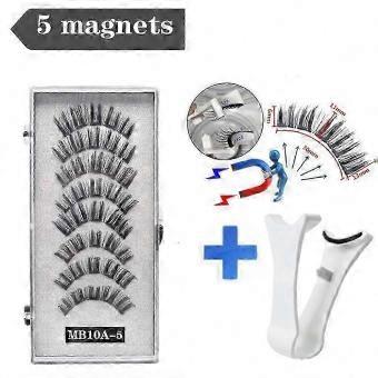 Magnetic Eyelashes 5 Pairs 3D Natural Reusable False Eyelashes