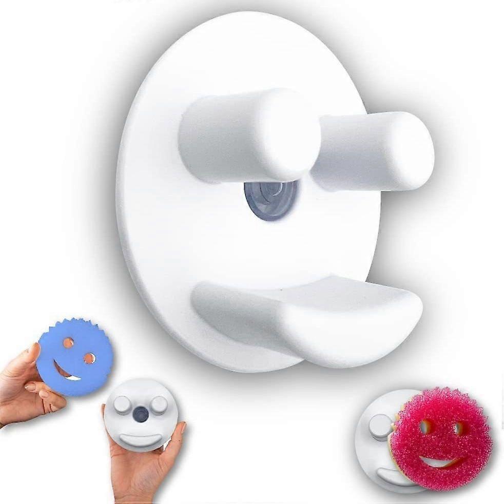 Sponge Fixed Bracket Organizer Suction Cup Sink Suitable compatible Kitchen And Bathroom