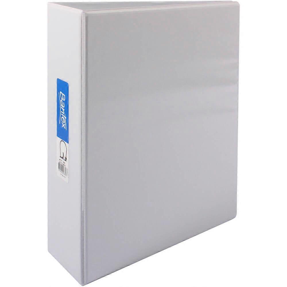 WHITE Bantex Insert Lever Arch File 70mm A4 Quality Polypropylene Construction